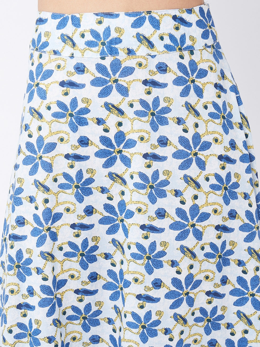 Cerulean Blue Long Skirt