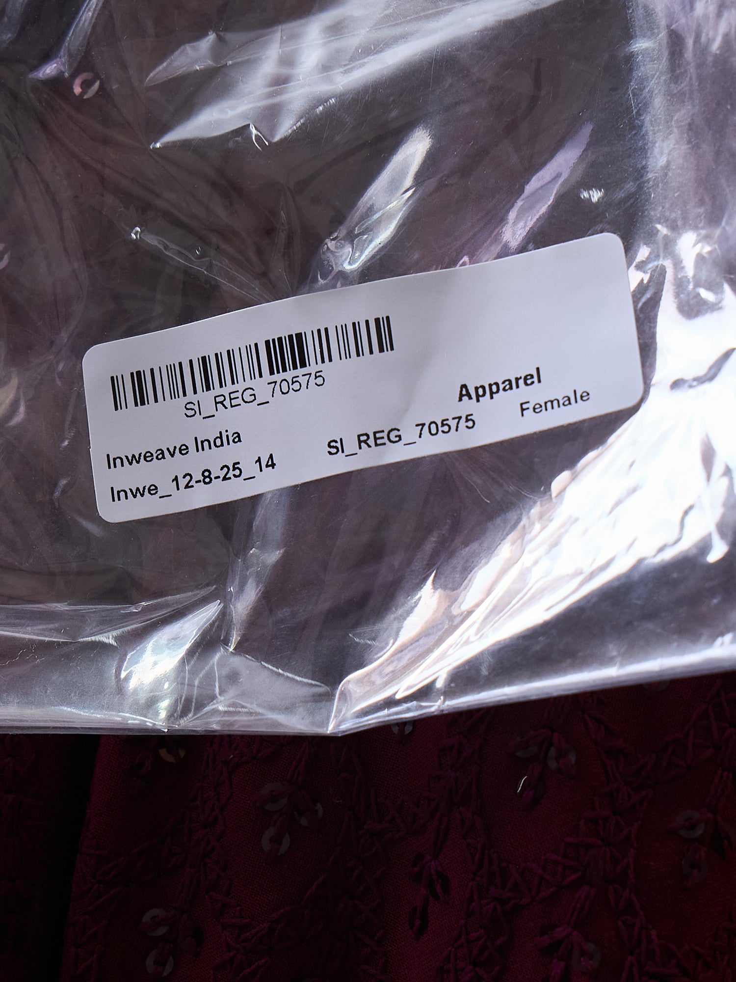 Wine Chikankari Halter Kurta Set