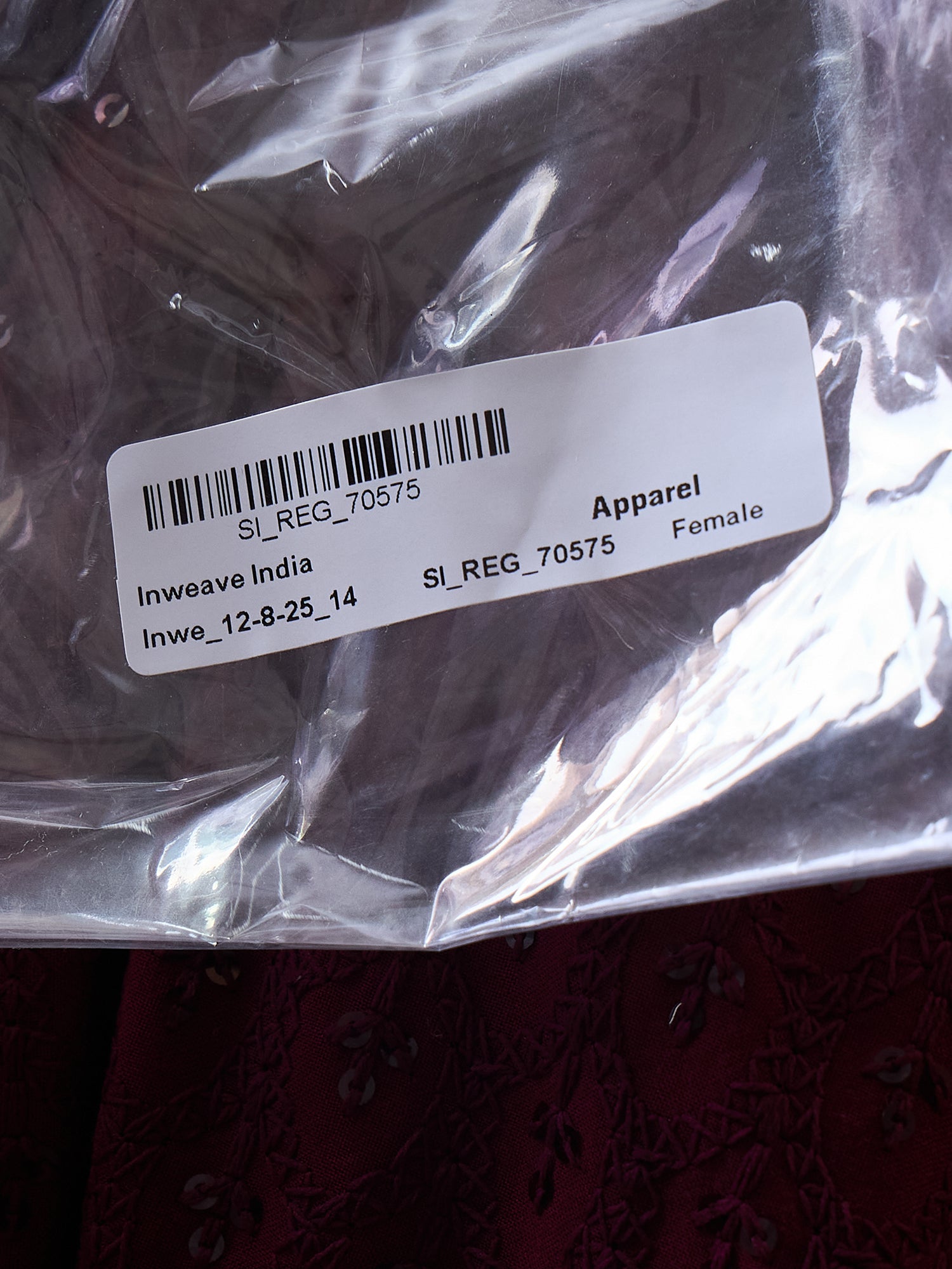 Wine Chikankari Halter Kurta Set