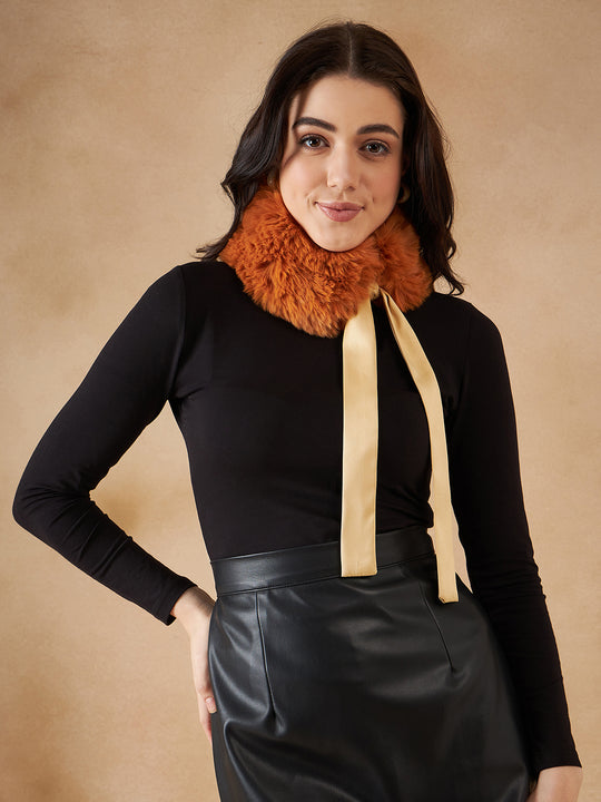 Carrot Orange Fur Neckpiece