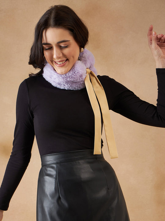 Light Mauve Fur Neckpiece