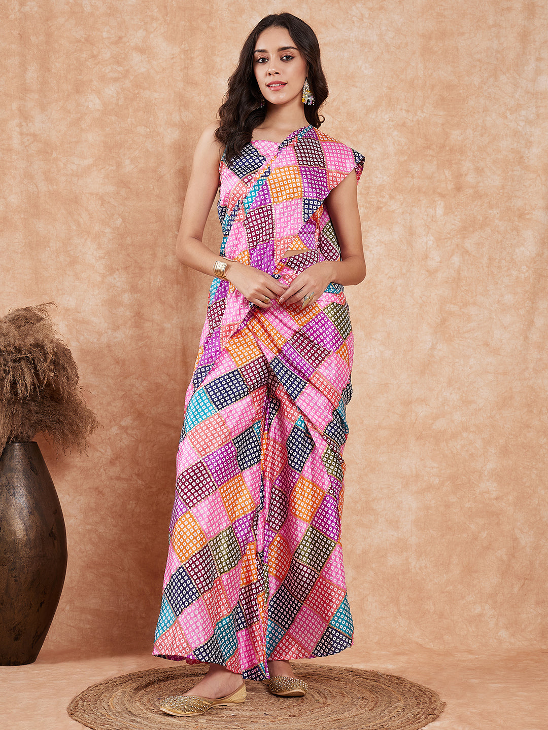 Latest Saree With Palazzo Designs Online