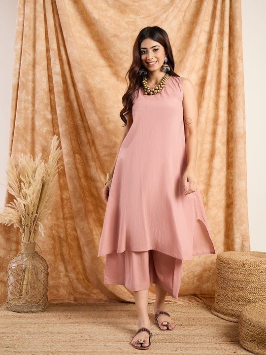 Rusty Pink Kurta Set