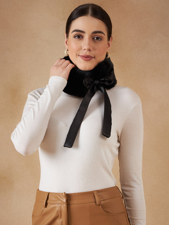 Black Fur Neckpiece