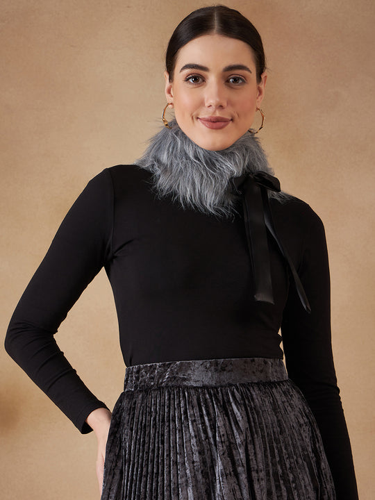 Light Grey Fur Neckpiece