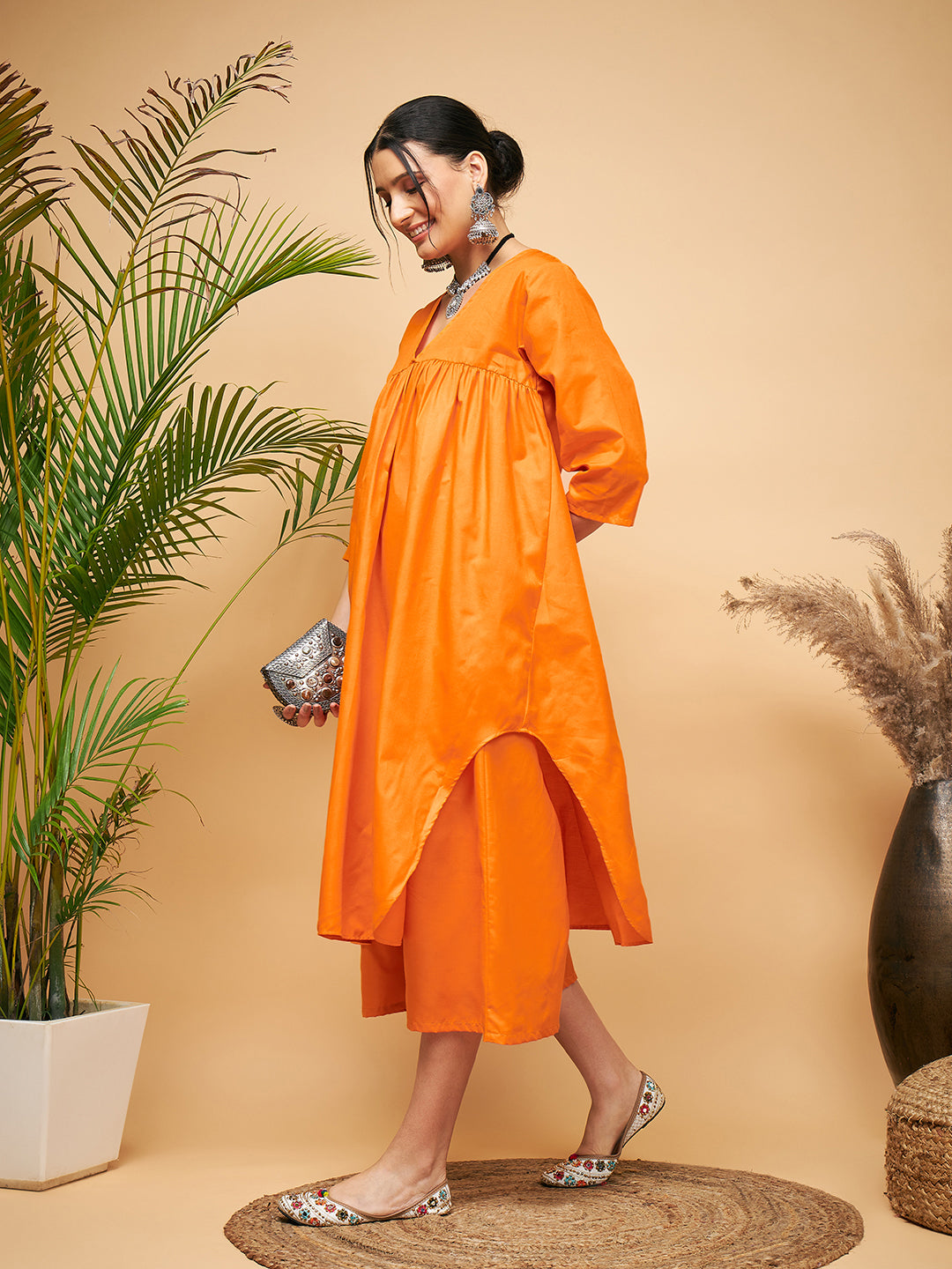 orange dress online india Shop Orange Printed Embroidered Maxi Dress for Women Online from India's Luxury Designers 2026