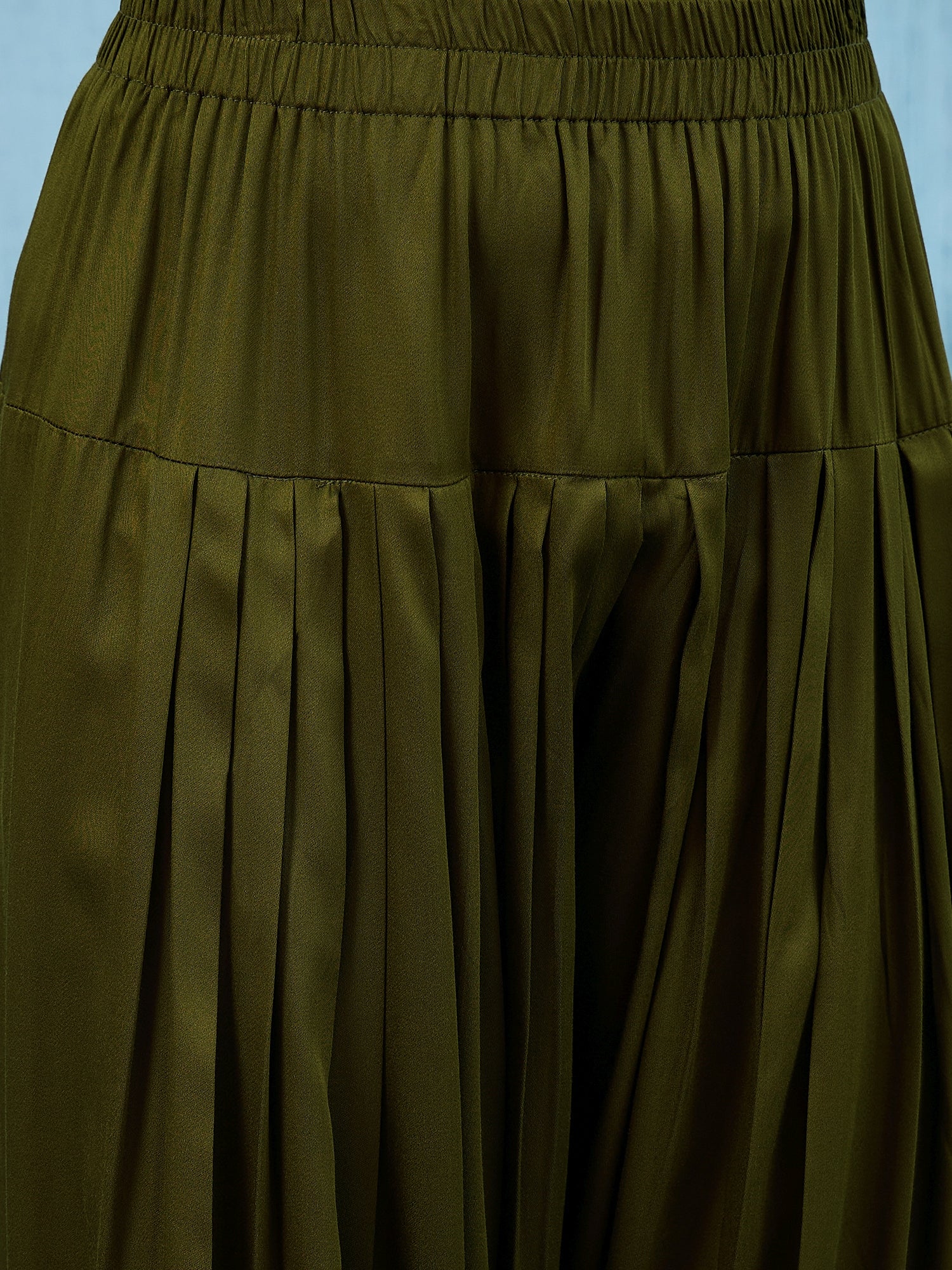 Rust One Shoulder Salwar Set (To be dispatched in 7 -10 days)