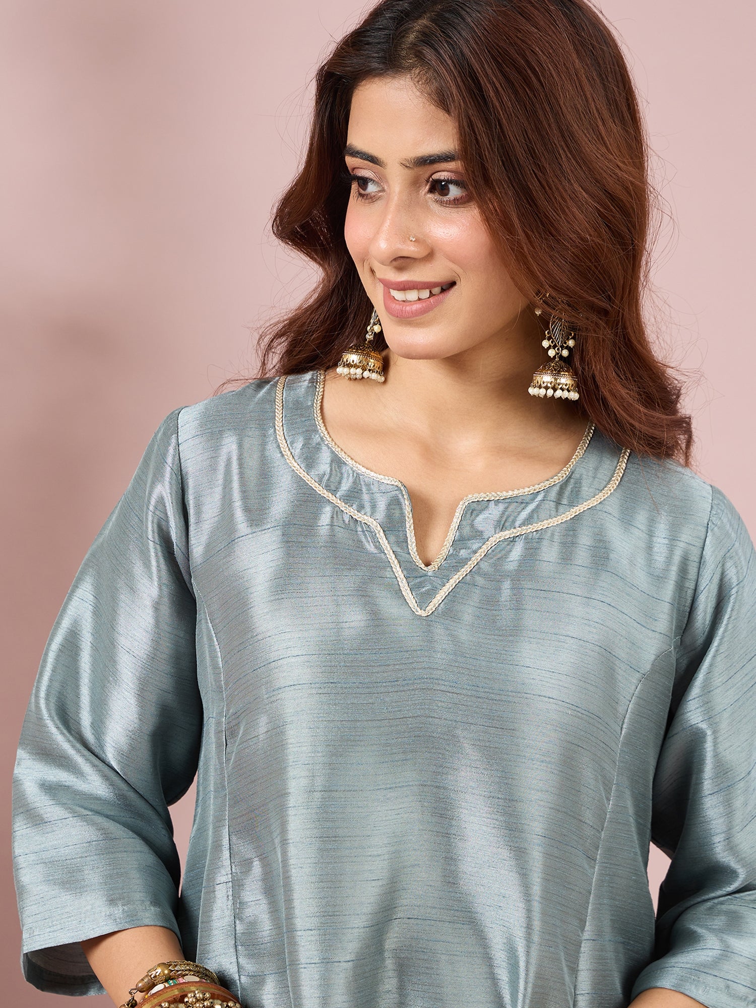 Sage Green Peplum Balloon Coord Set (To be dispatched in 7 -10 days)