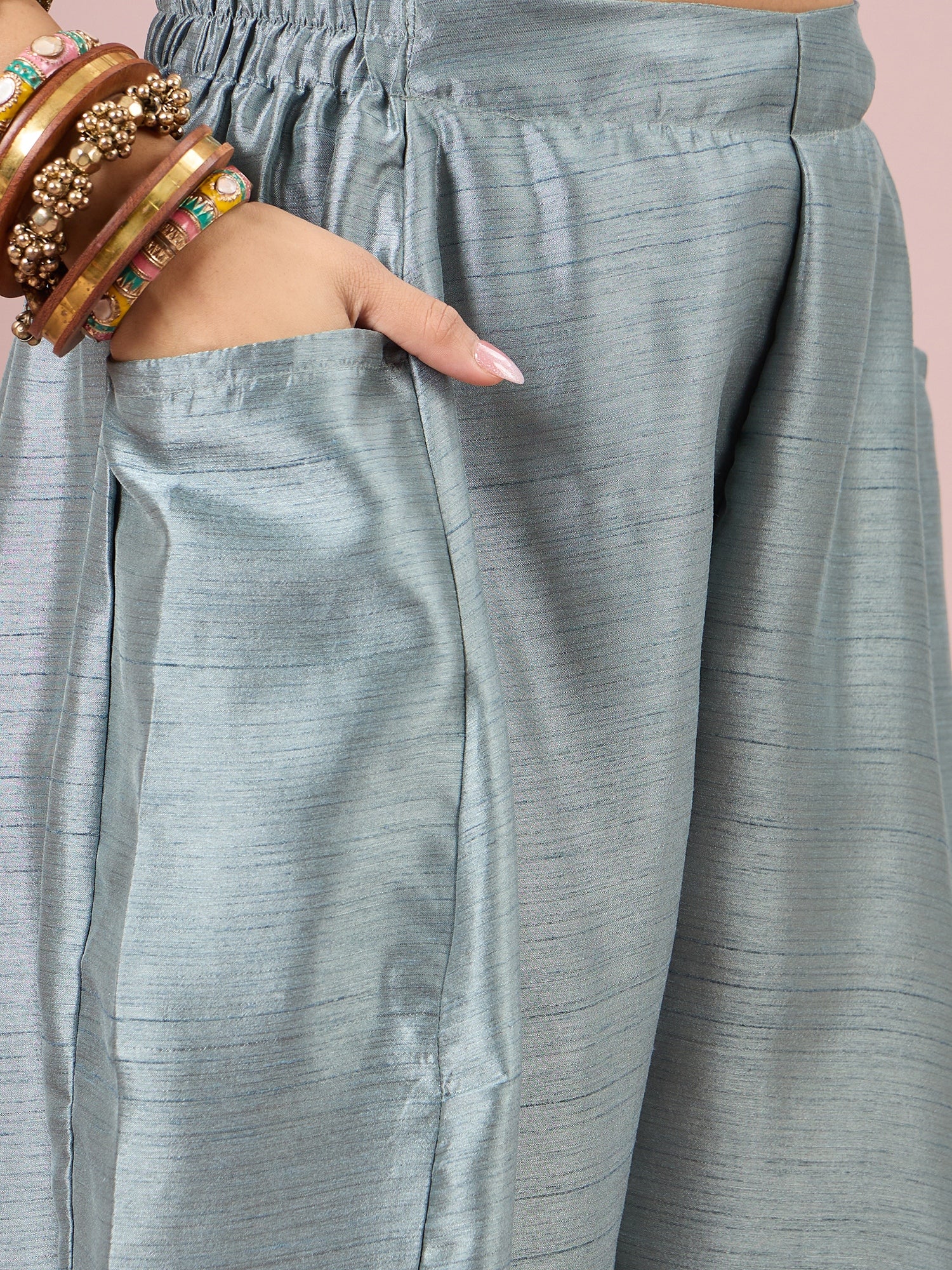 Sage Green Peplum Balloon Coord Set (To be dispatched in 7 -10 days)
