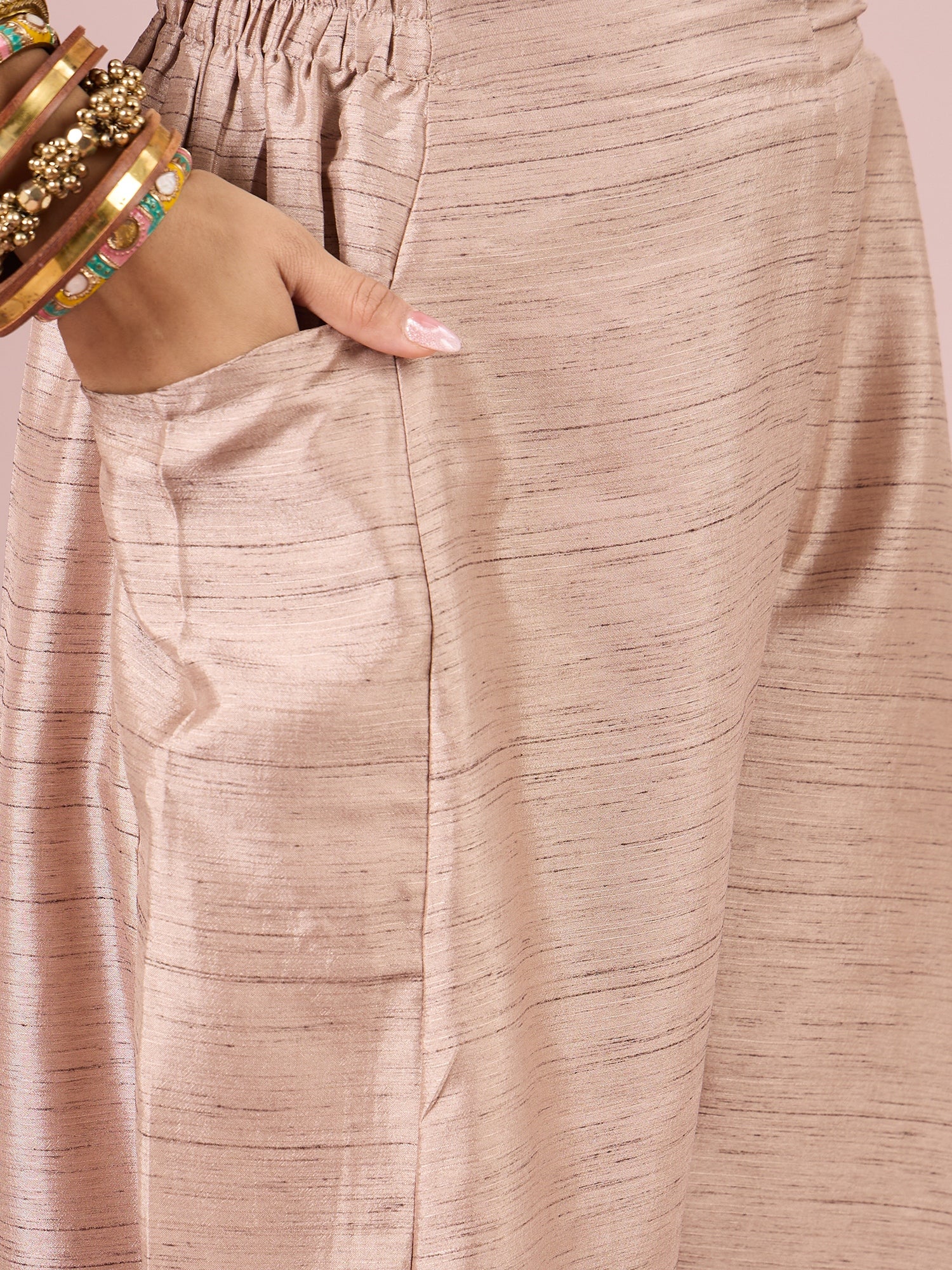 Beige Cream Peplum Balloon Coord Set (To be dispatched in 7 -10 days)
