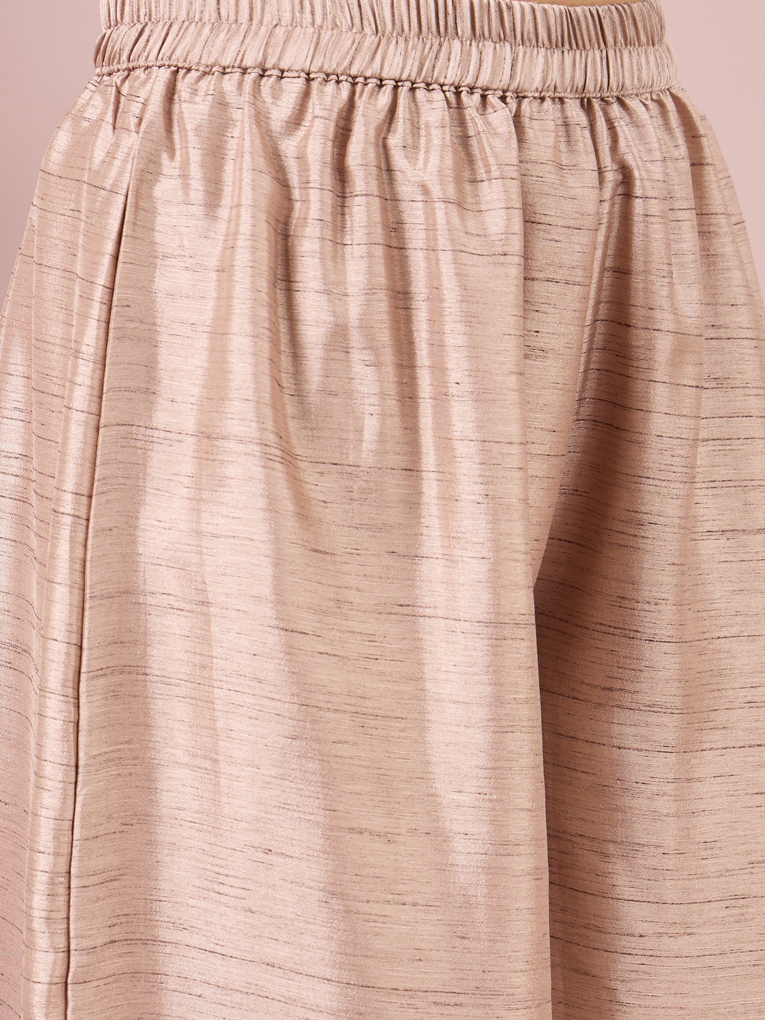 Dusty Red Halter Top Beige Coord Set (To be dispatched in 7 -10 days)
