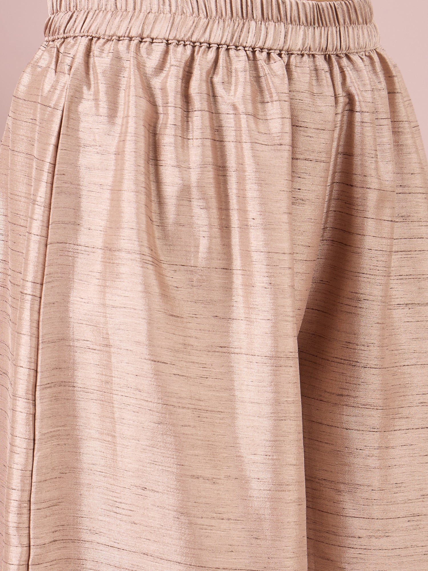 Dull Pink Halter Top Beige Coord Set (To be dispatched in 7 -10 days)
