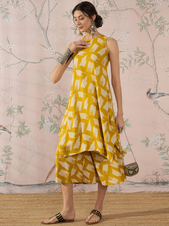 HONEY YELLOW BEIGE  KURTA SET