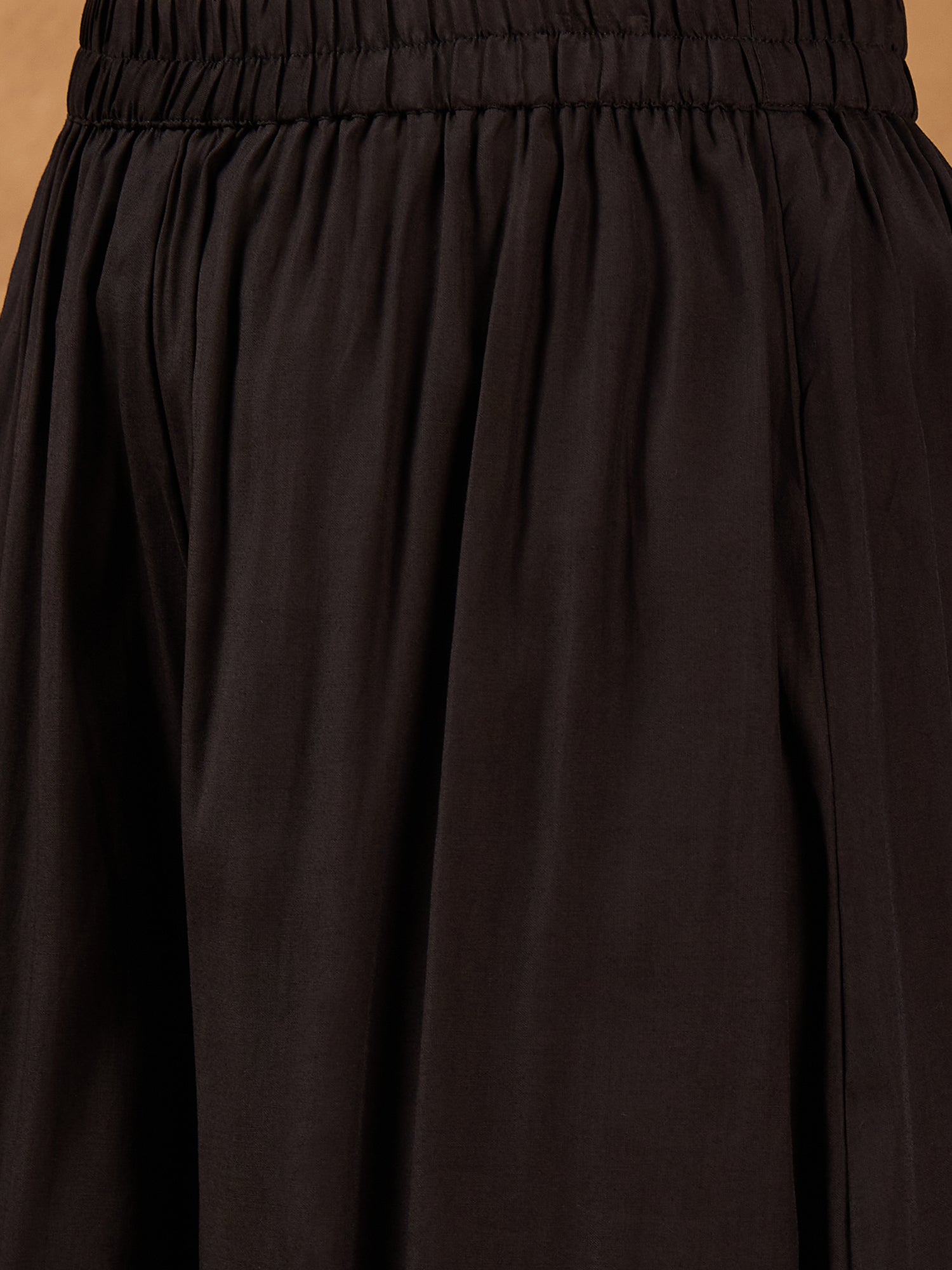 Black Silk Offshoulder Kurta Set