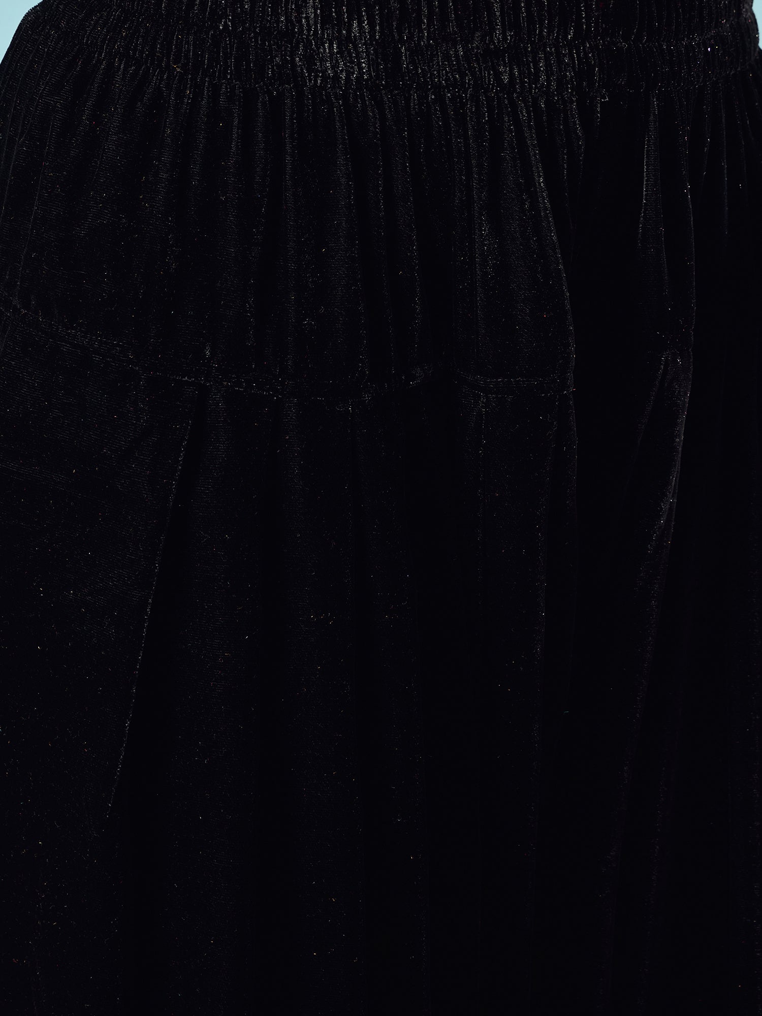 Black Velvet Salwar Kurta Set