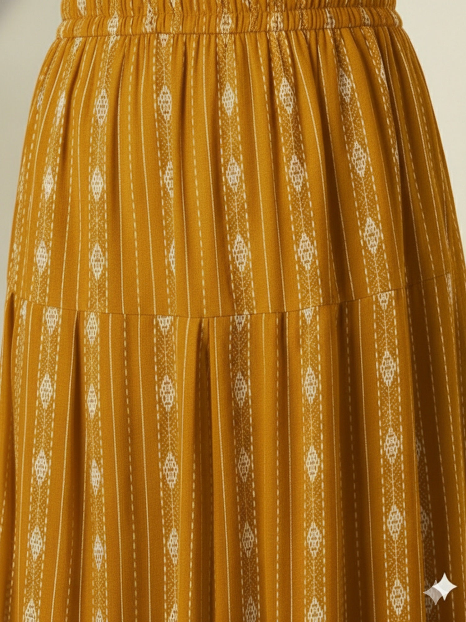 Mustard Kantha Farshi Salwar Set