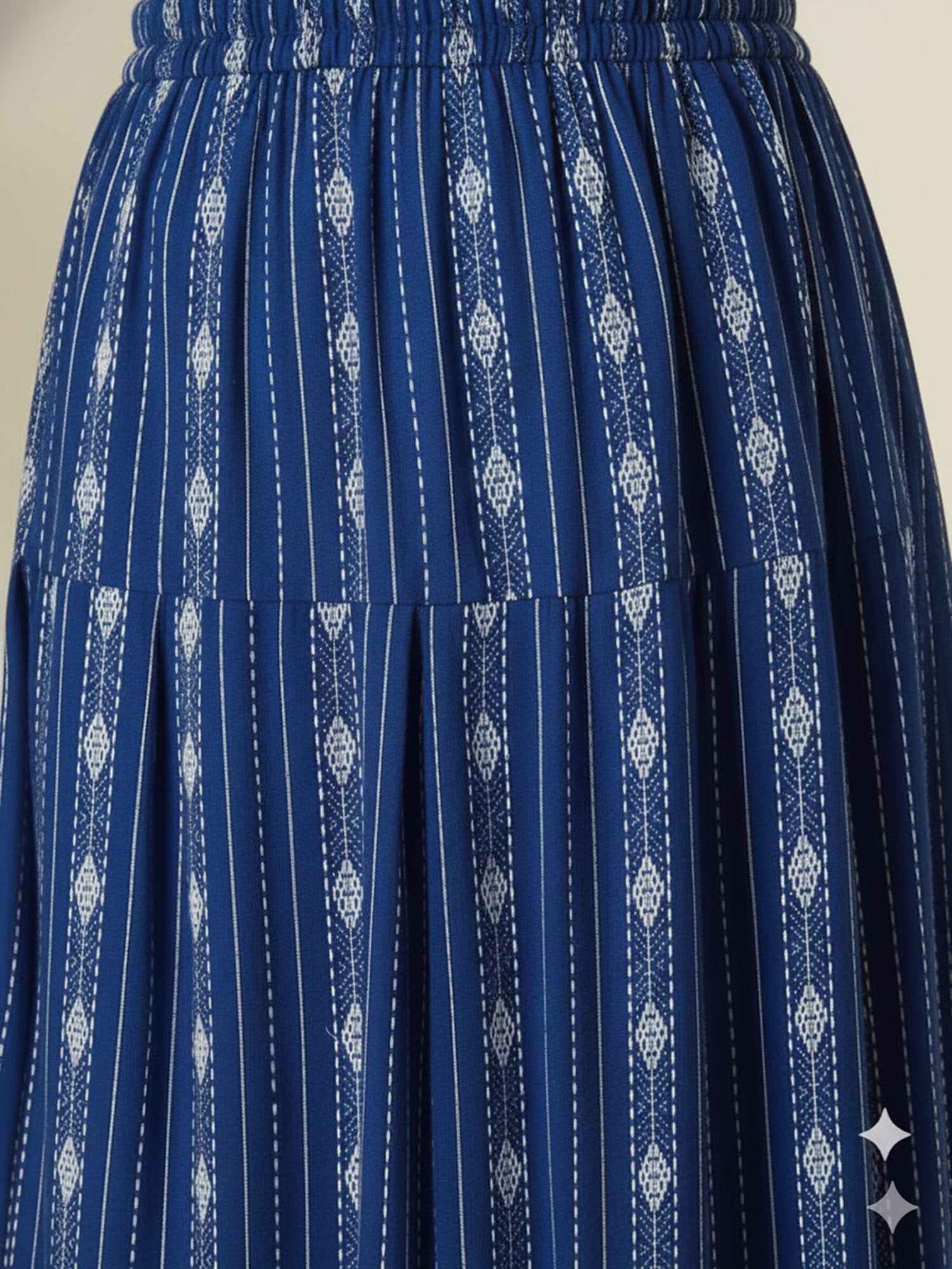Indigo Kantha Farshi Salwar Set