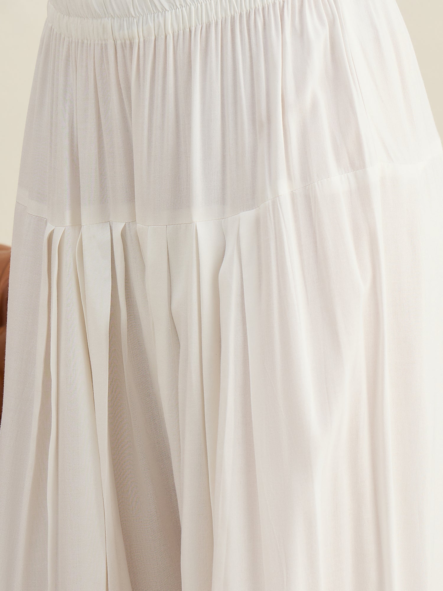 Orange Floral Jaal W/S Farshi Salwar Set