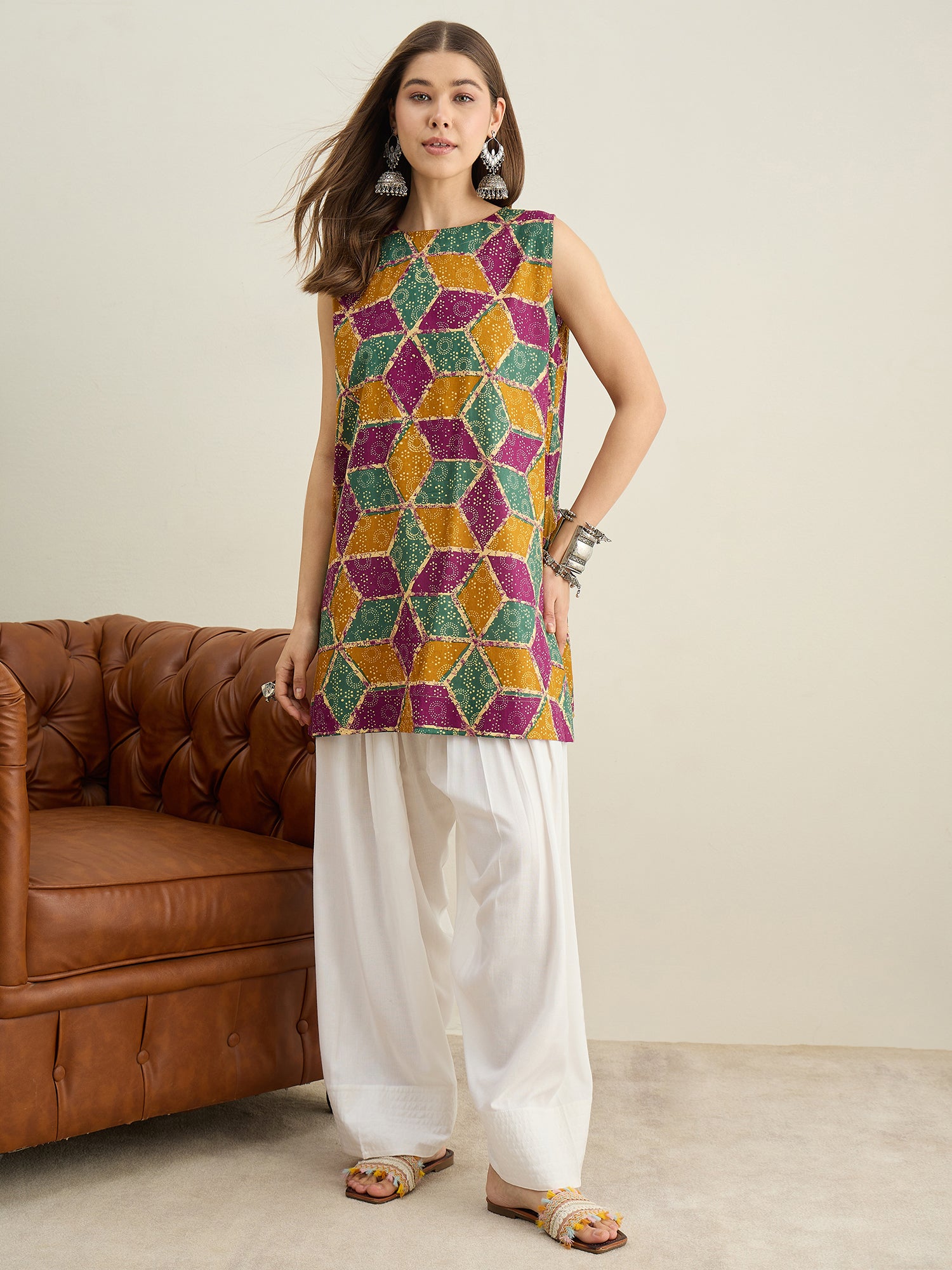 Wine Gm Diamond W/S Farshi Salwar Set