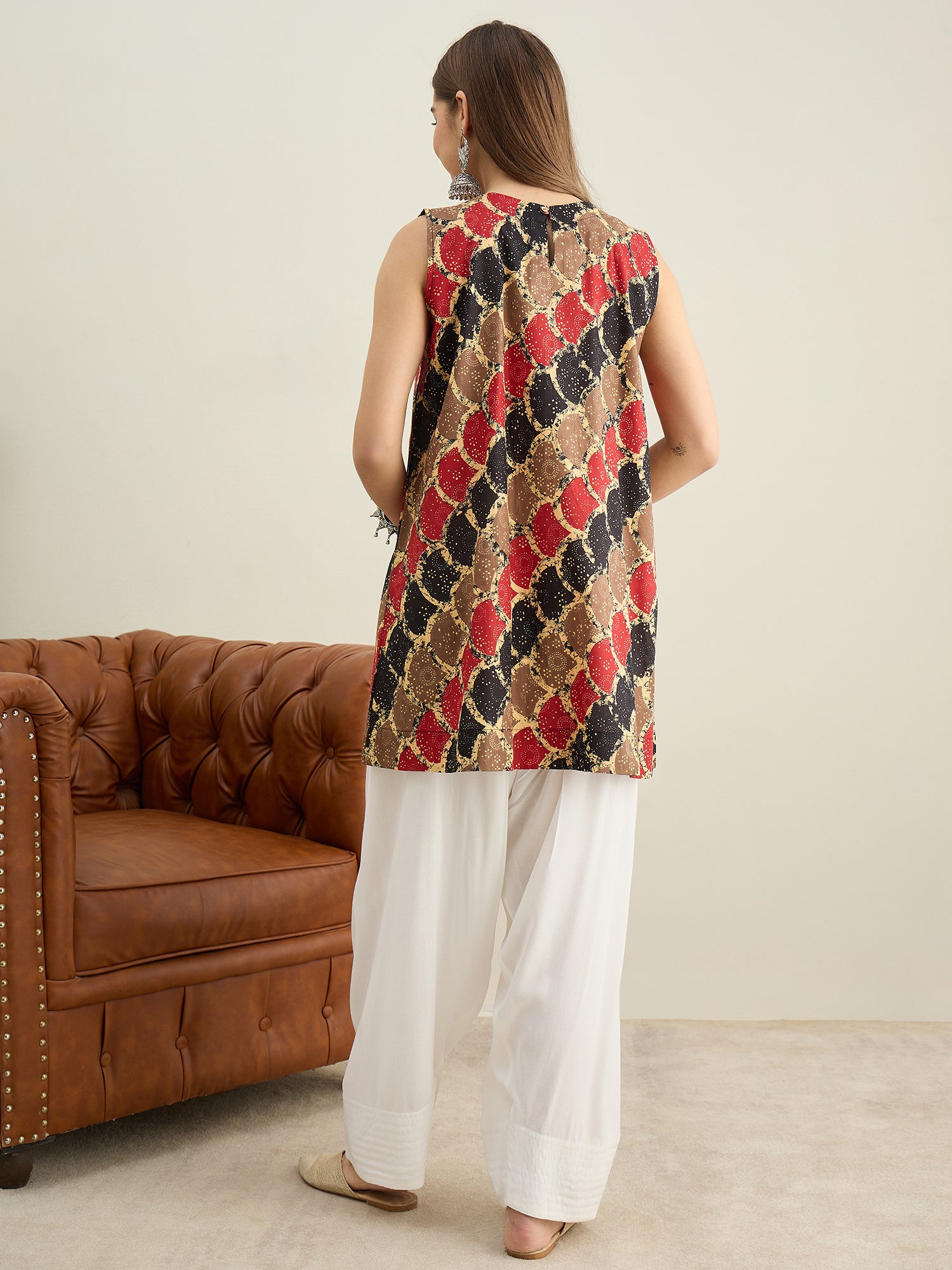 Black Br Scales W/S Farshi Salwar Set