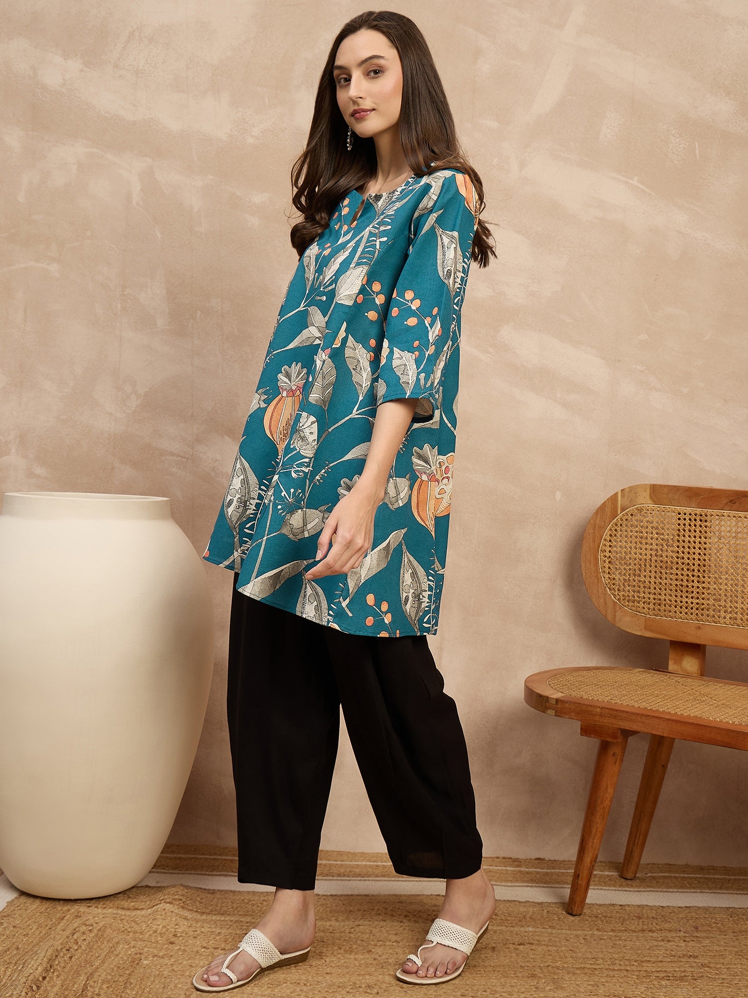 Teal Anar Black Balloon Co-Ords