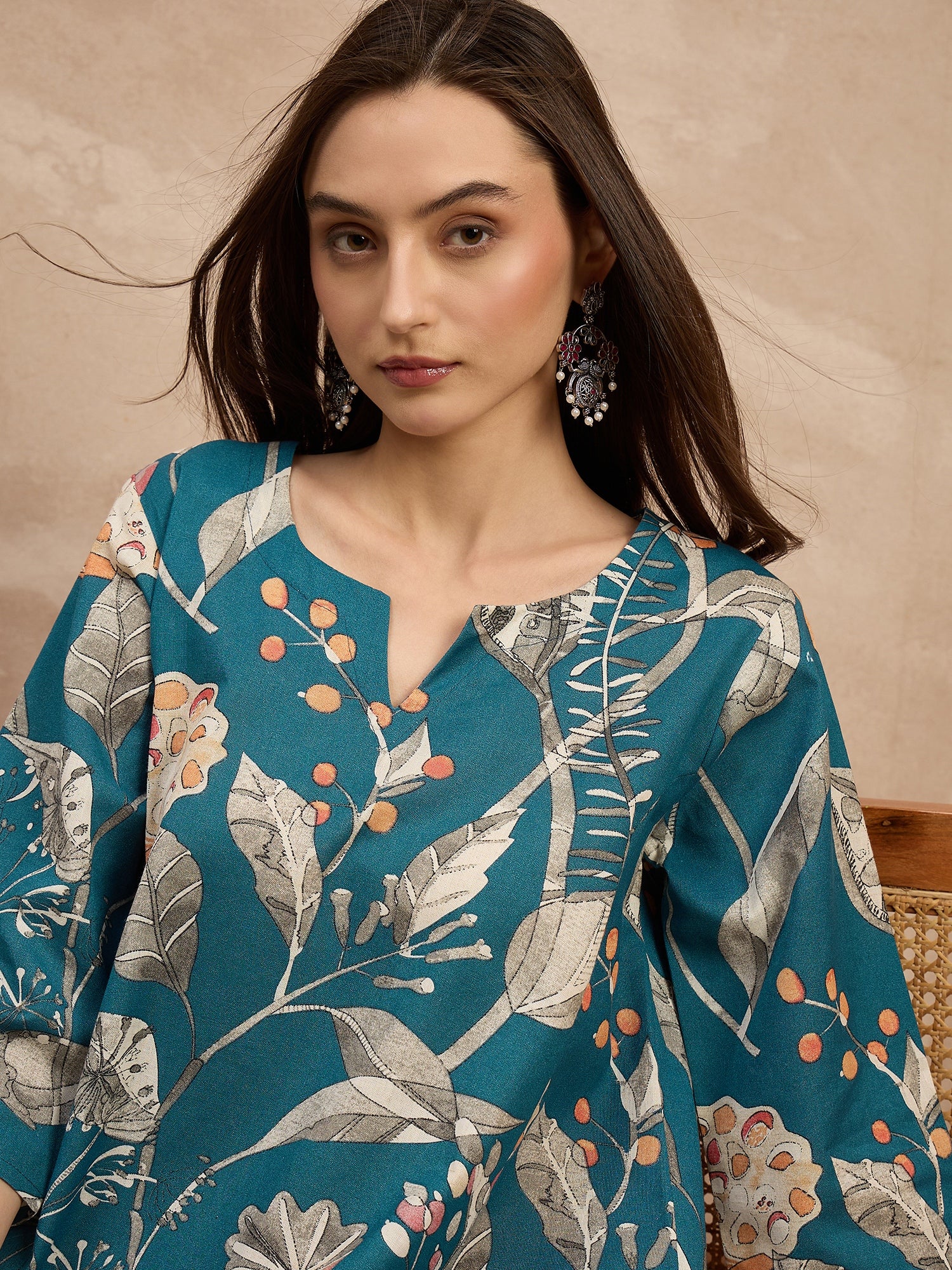 Teal Anar Black Balloon Co-Ords