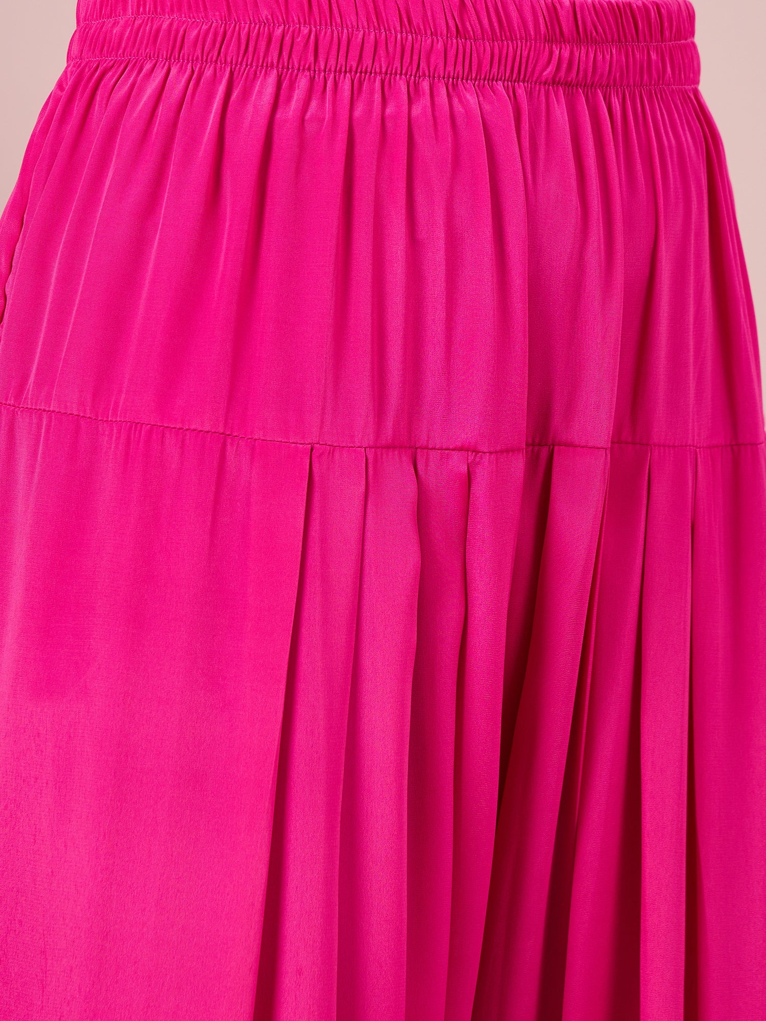 Magenta Contrast Kurta Salwar Set (To be dispatched in 7 -10 days)