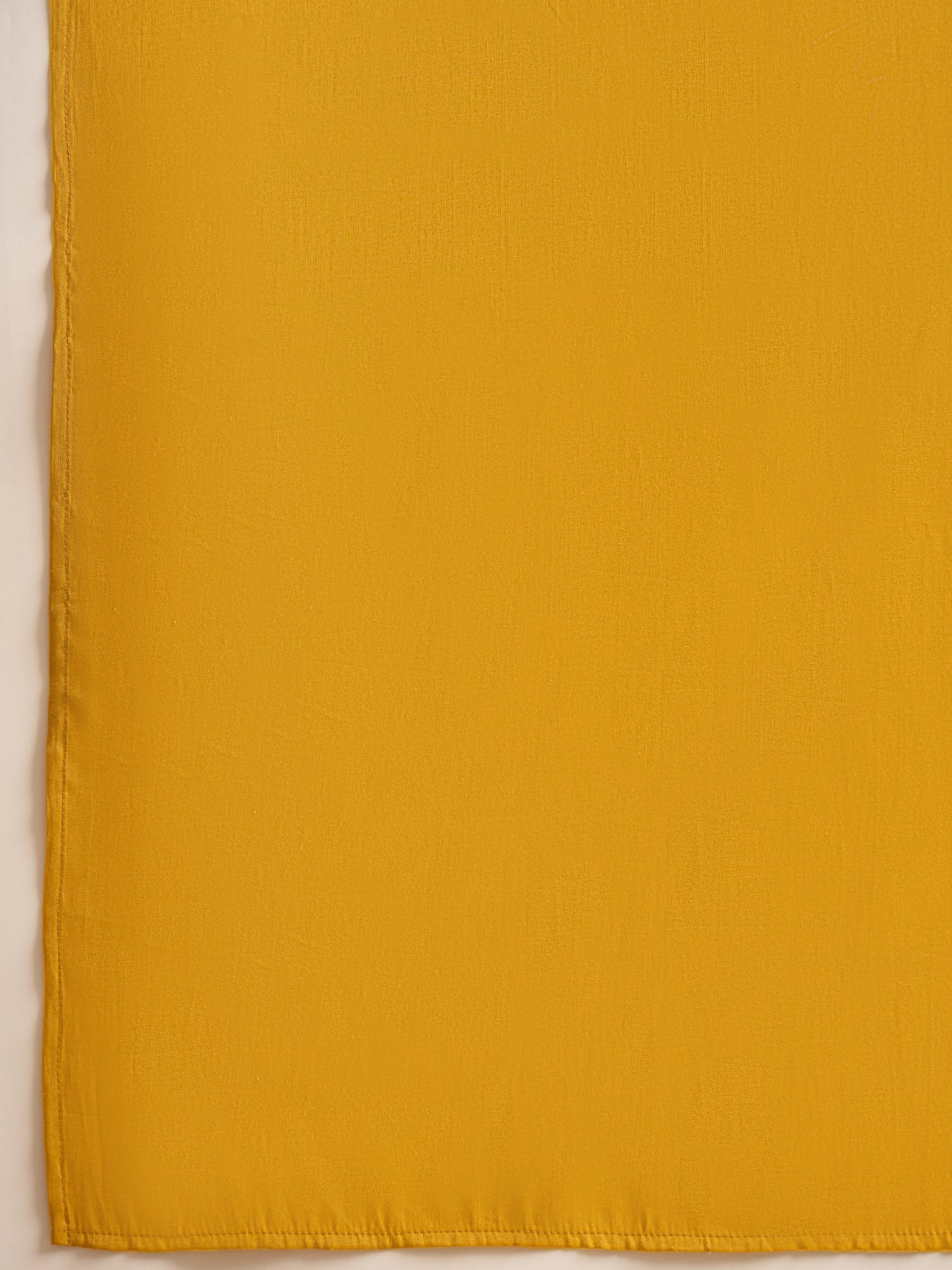 White Kurta Mustard Stole Set (To be dispatched in 7 -10 days)