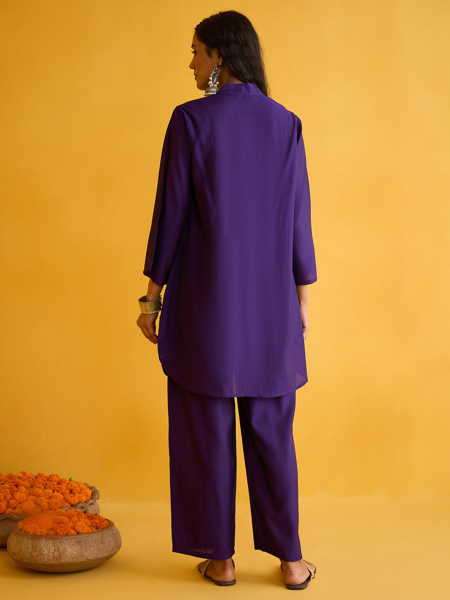 Jamuni Gul Kurta Pant Set (To be dispatched in 7 -10 days)