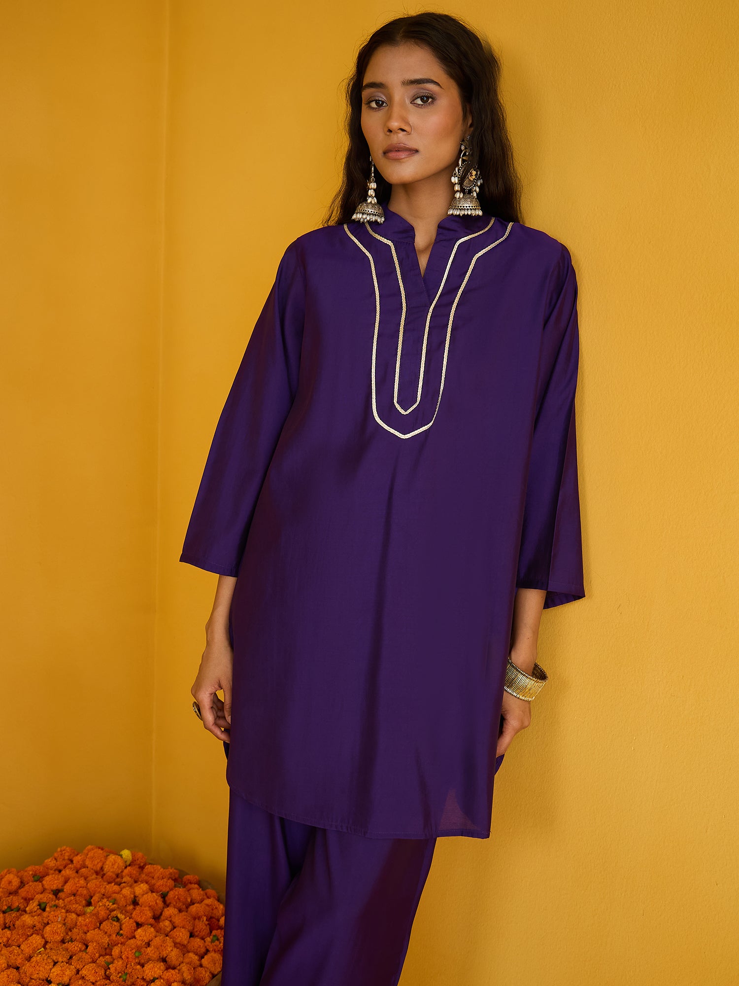 Jamuni Gul Kurta Pant Set (To be dispatched in 7 -10 days)
