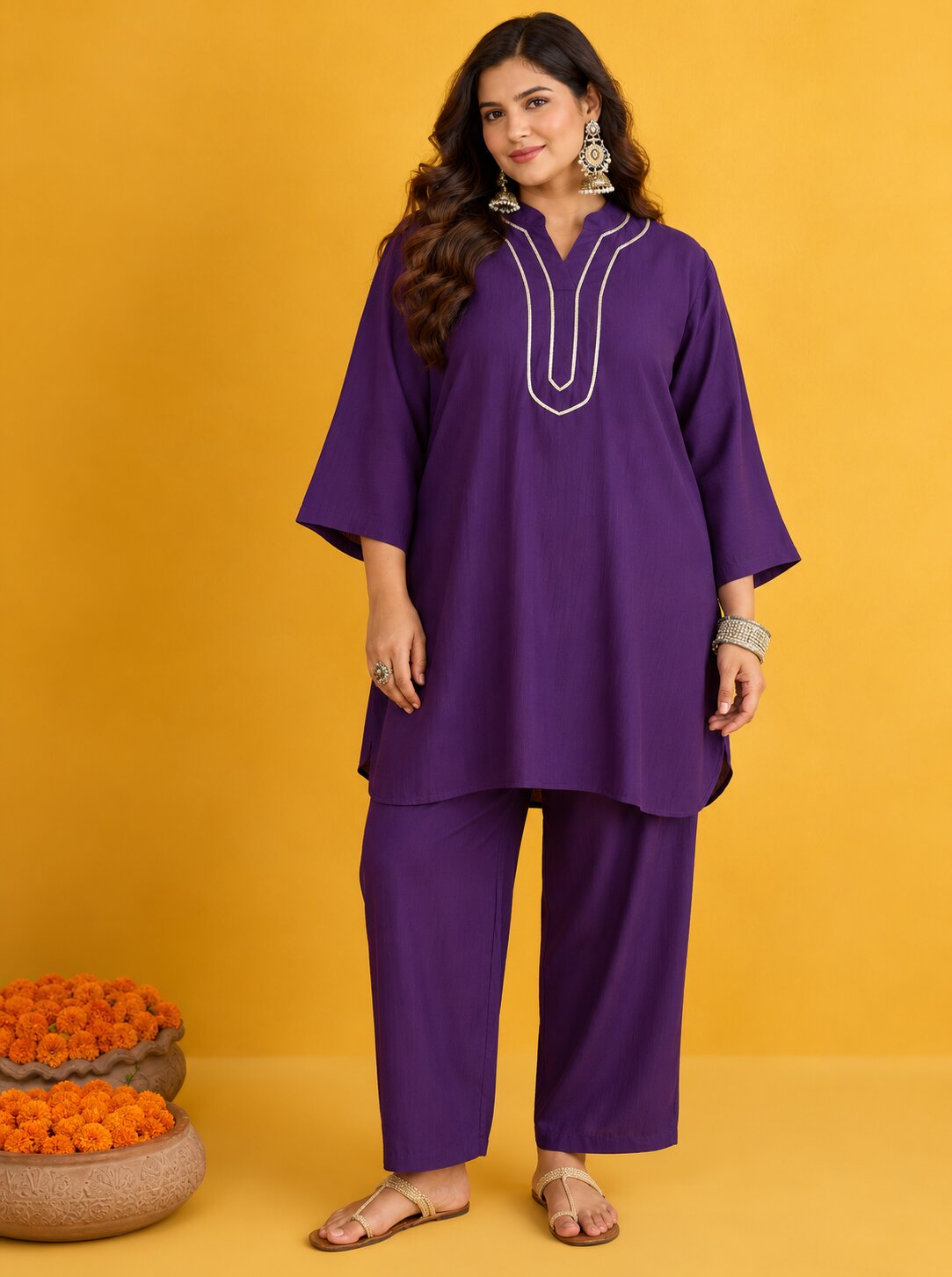 Jamuni Gul Kurta Pant Set