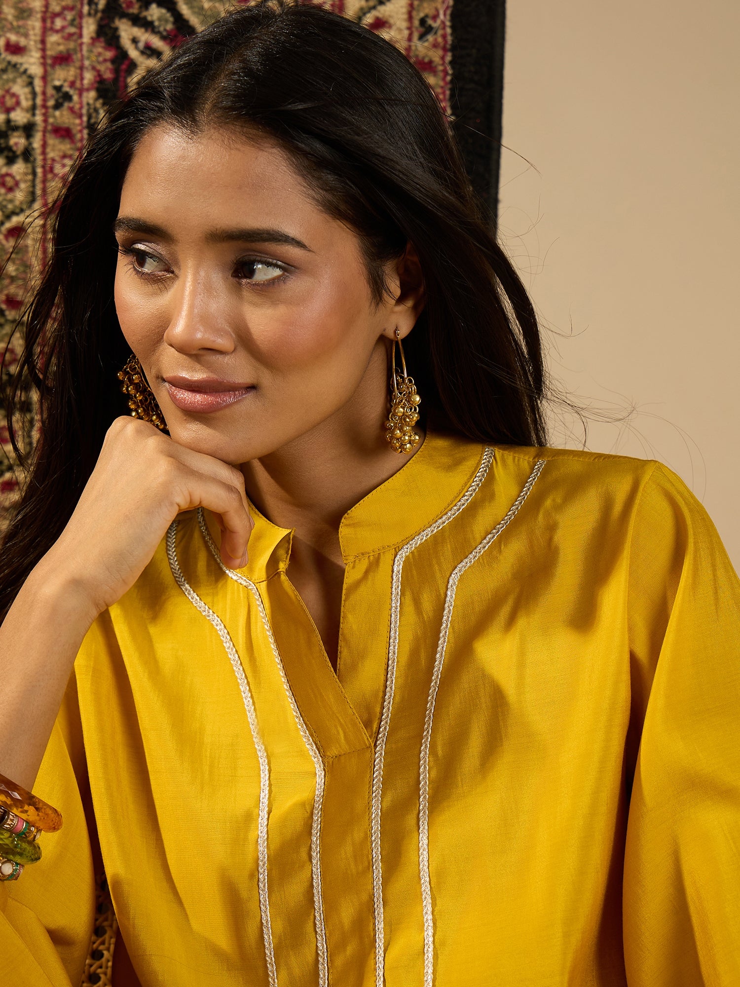 Haldi Noor Kurta Pant Set (To be dispatched in 7 -10 days)