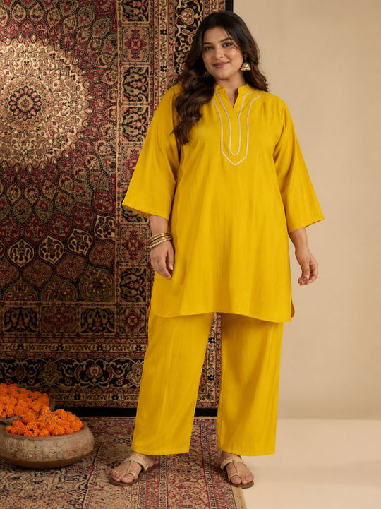 Haldi Noor Kurta Pant Set