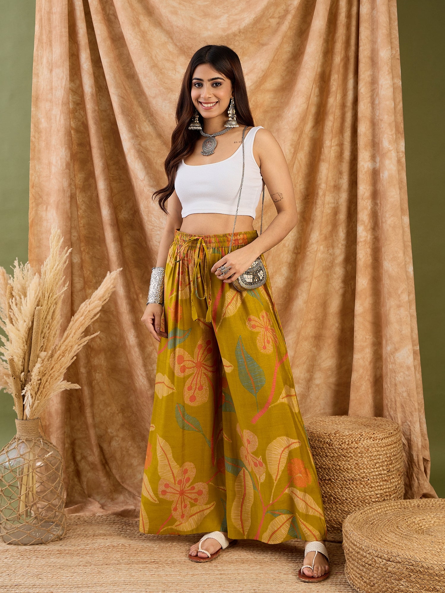 Lemon Yellow Leaf Fr Palazzo