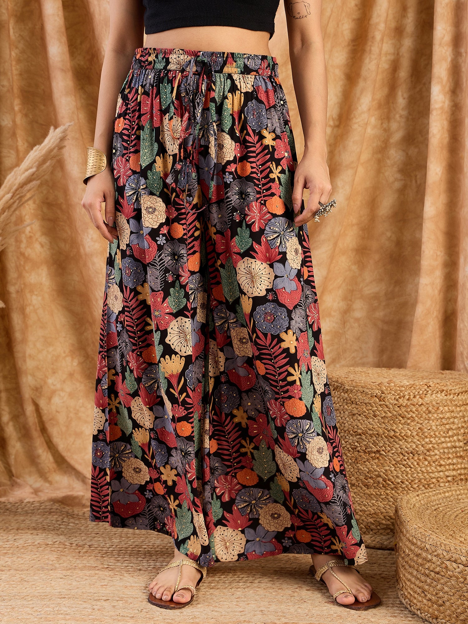 Black Sea Flower Fr Palazzo