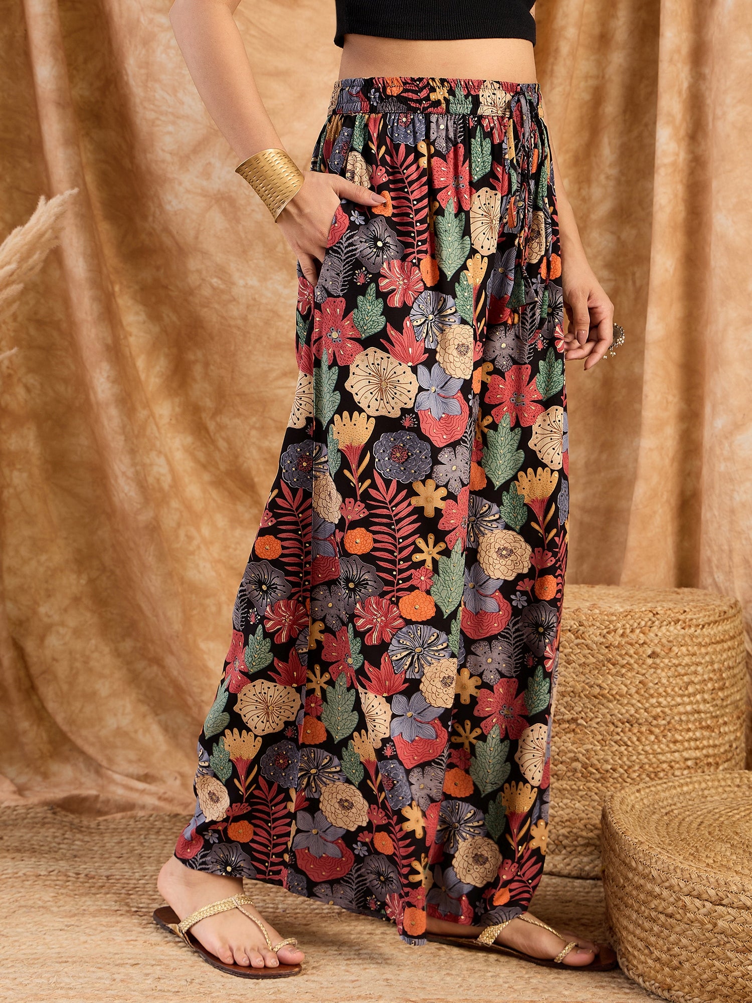 Black Sea Flower Fr Palazzo