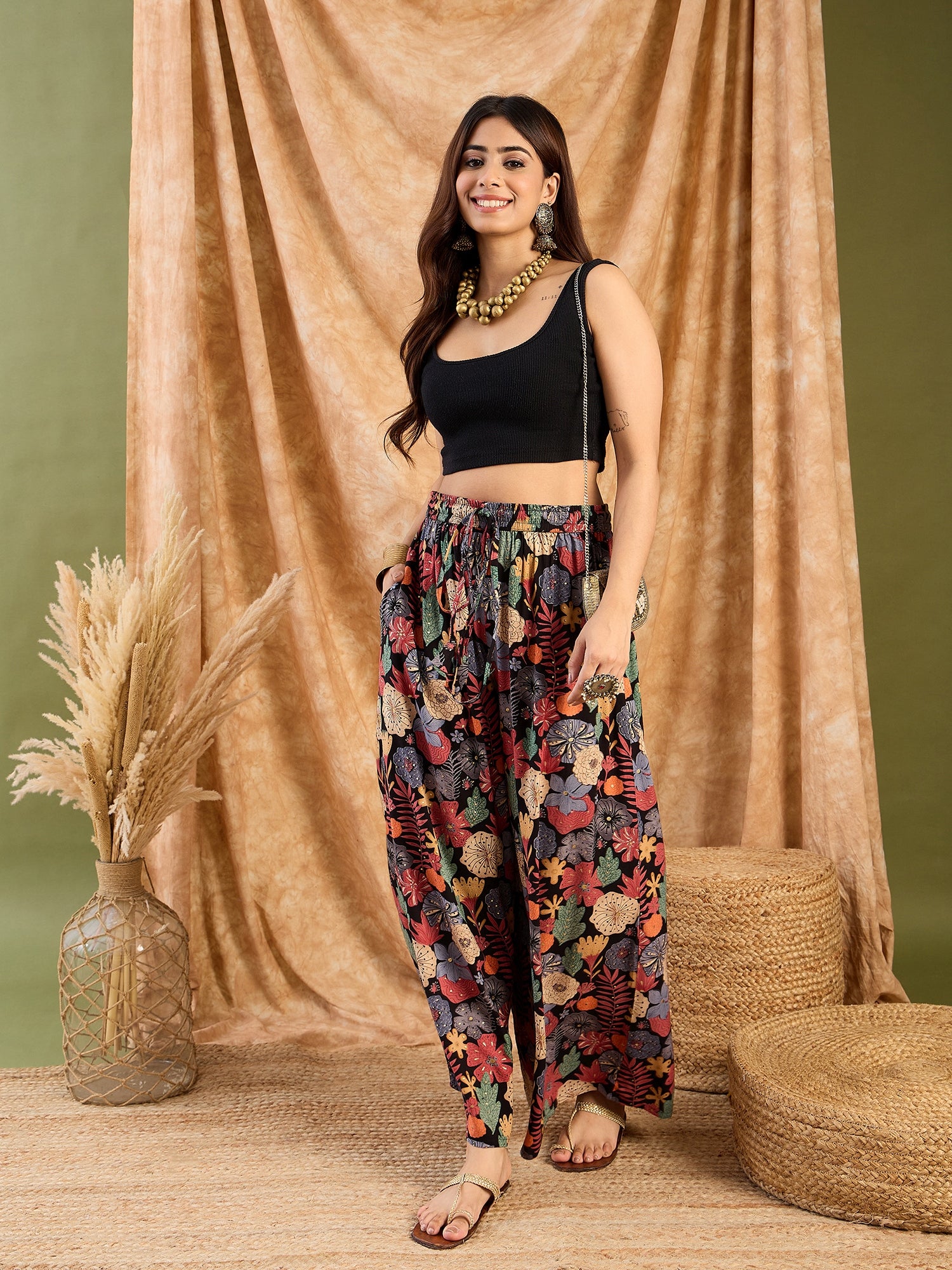 Black Sea Flower Fr Palazzo