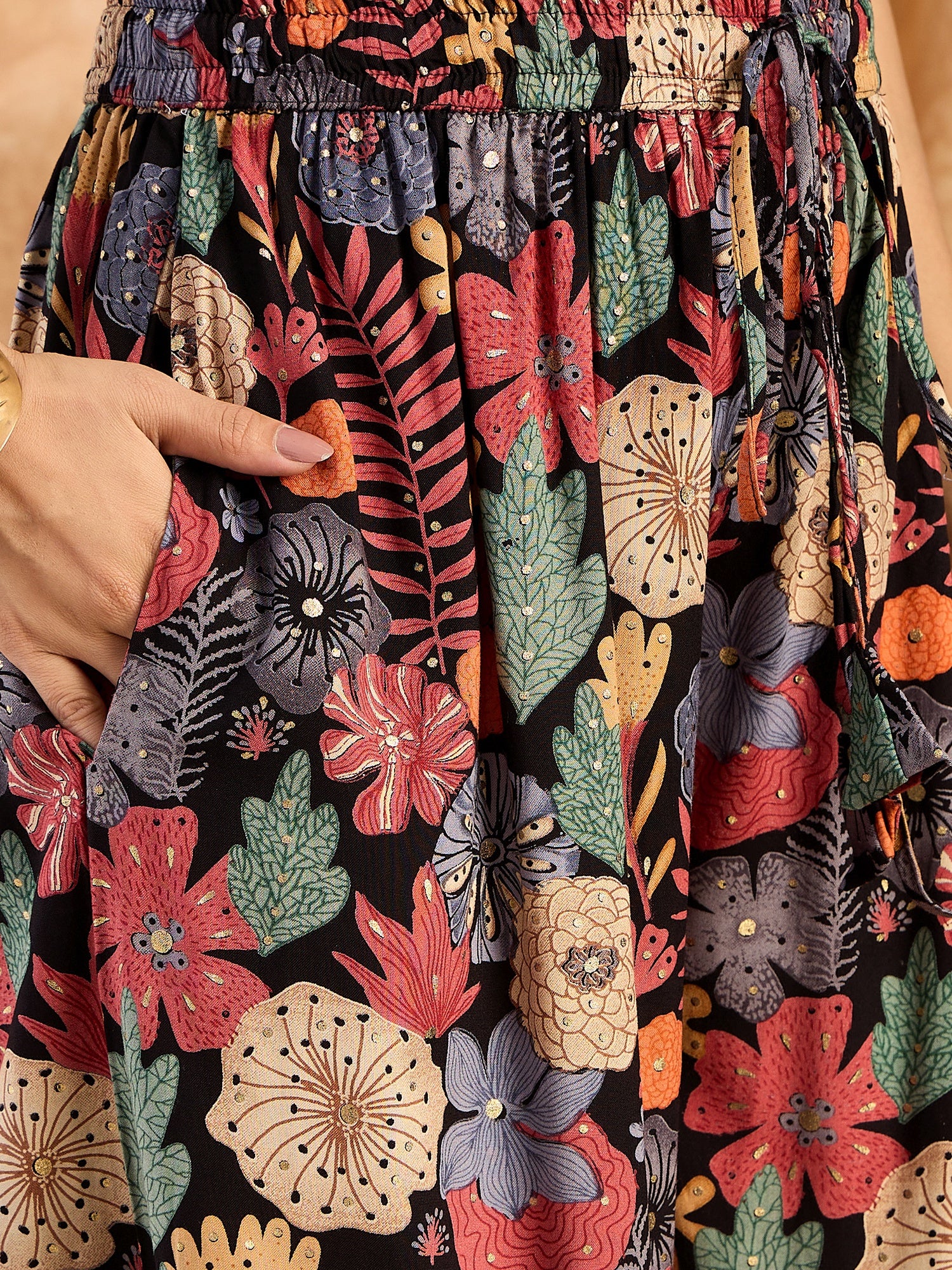 Black Sea Flower Fr Palazzo