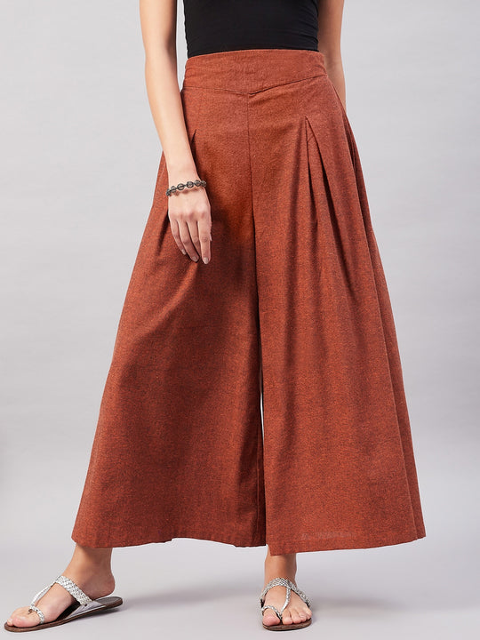 Rust Handloom Palazzo