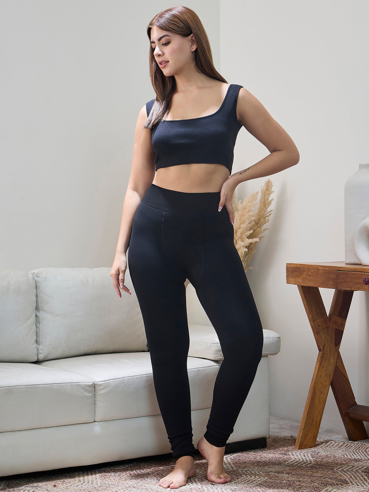 Magic Black Beige Stocking