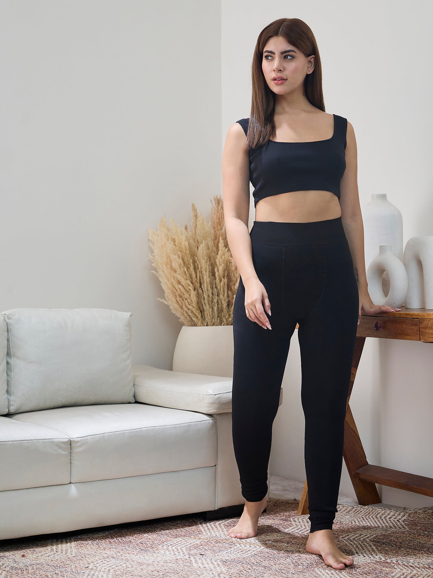 Magic Black Beige Stocking