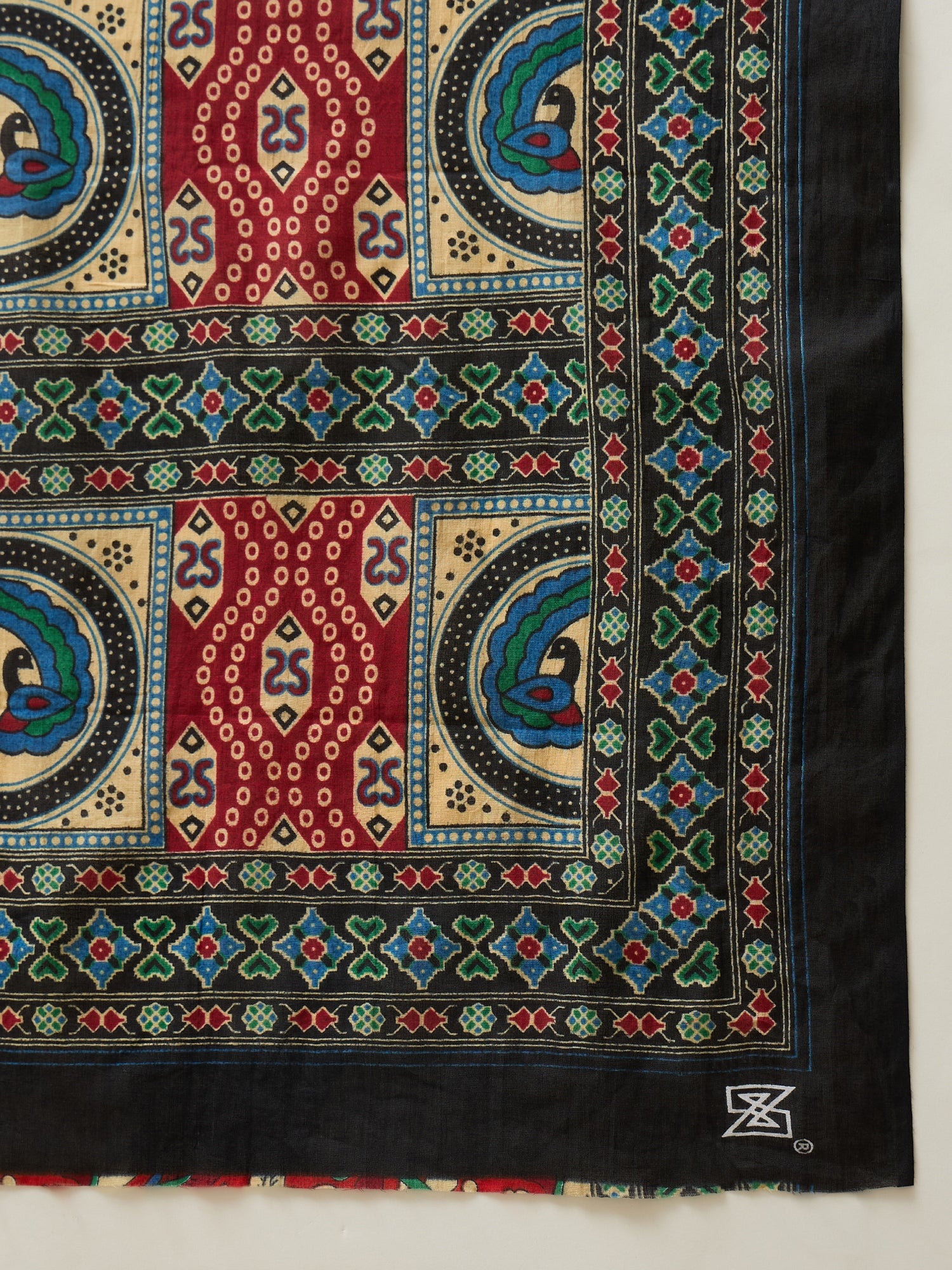 Red Kalamkari Saree