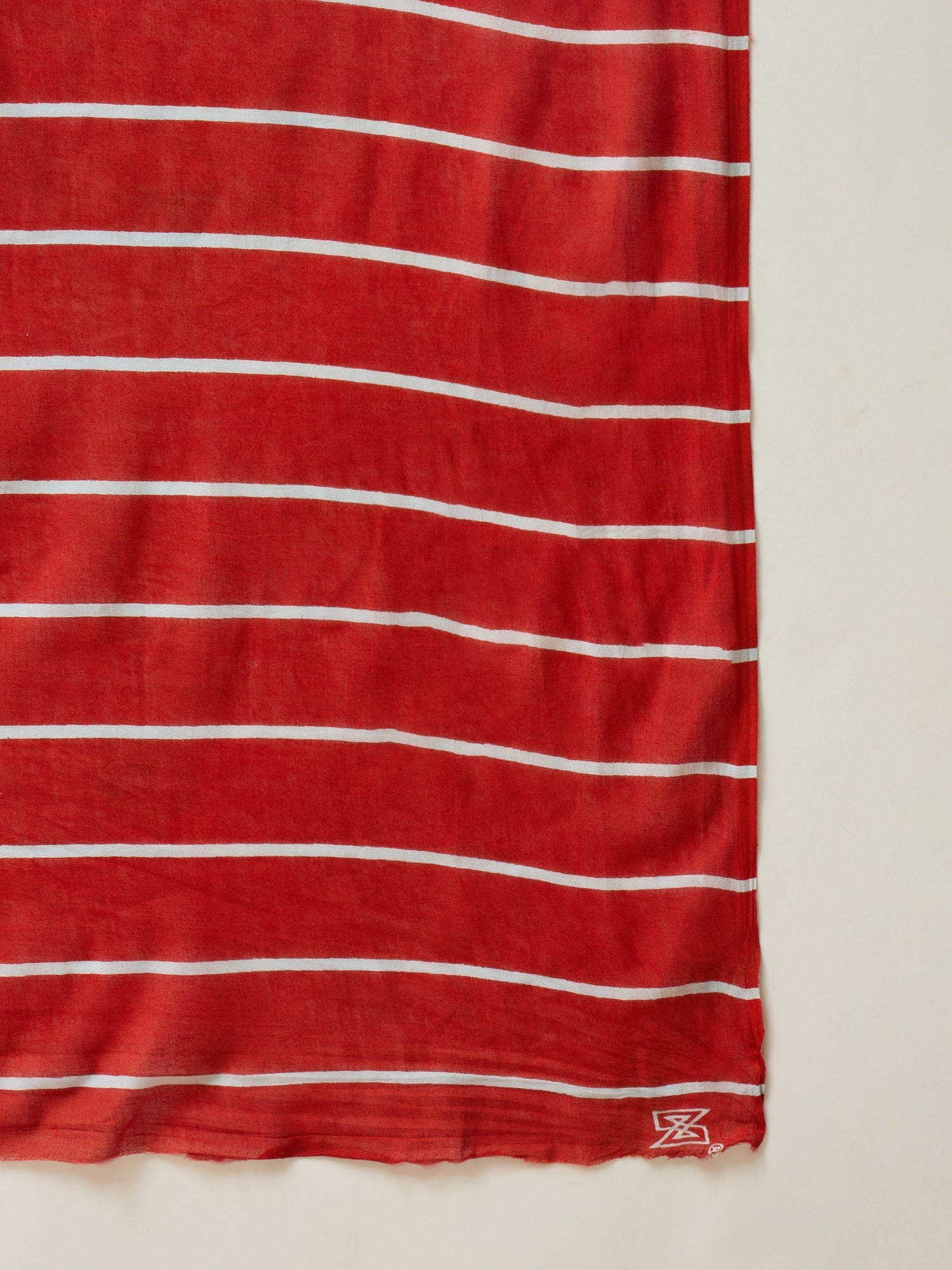 Blue Cross Motif Saree