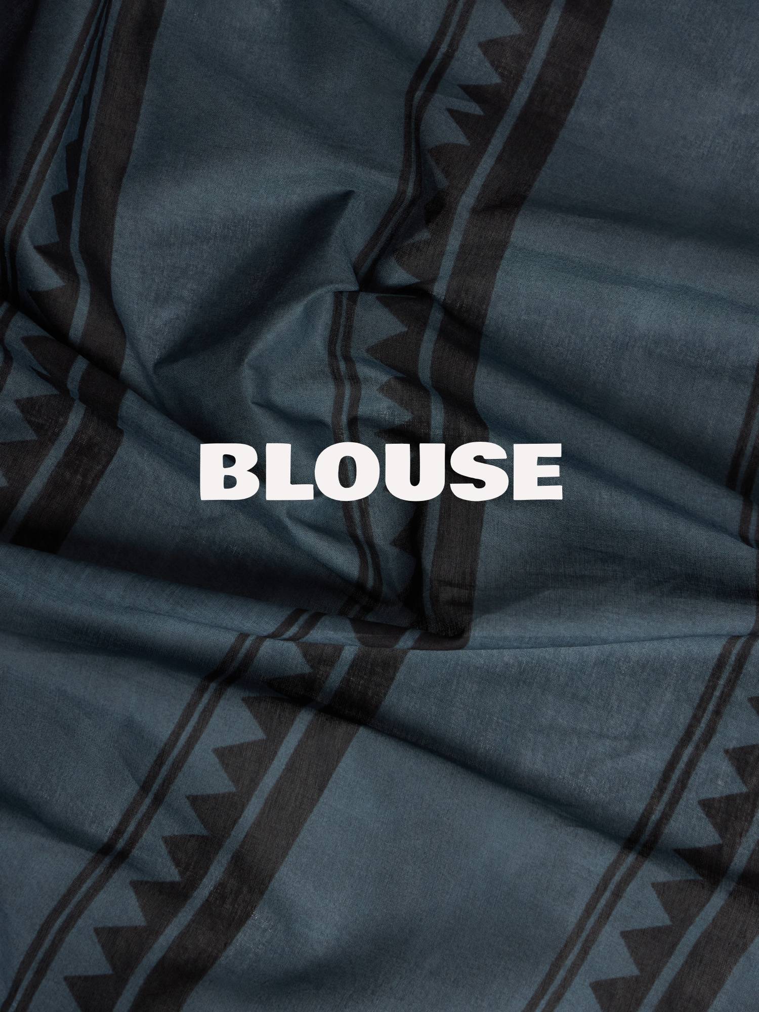 Silver Grey Classic Border Saree