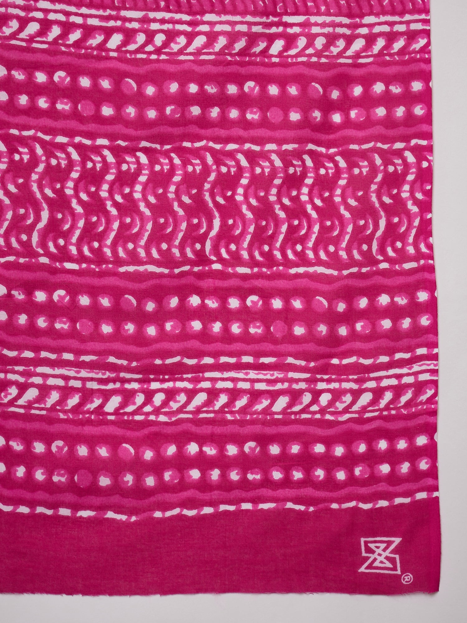 Pink Paisley Motif Saree