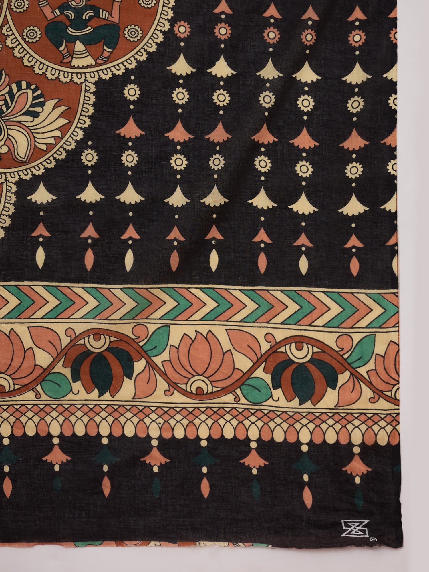 Corel Pen Kalamkari Saree