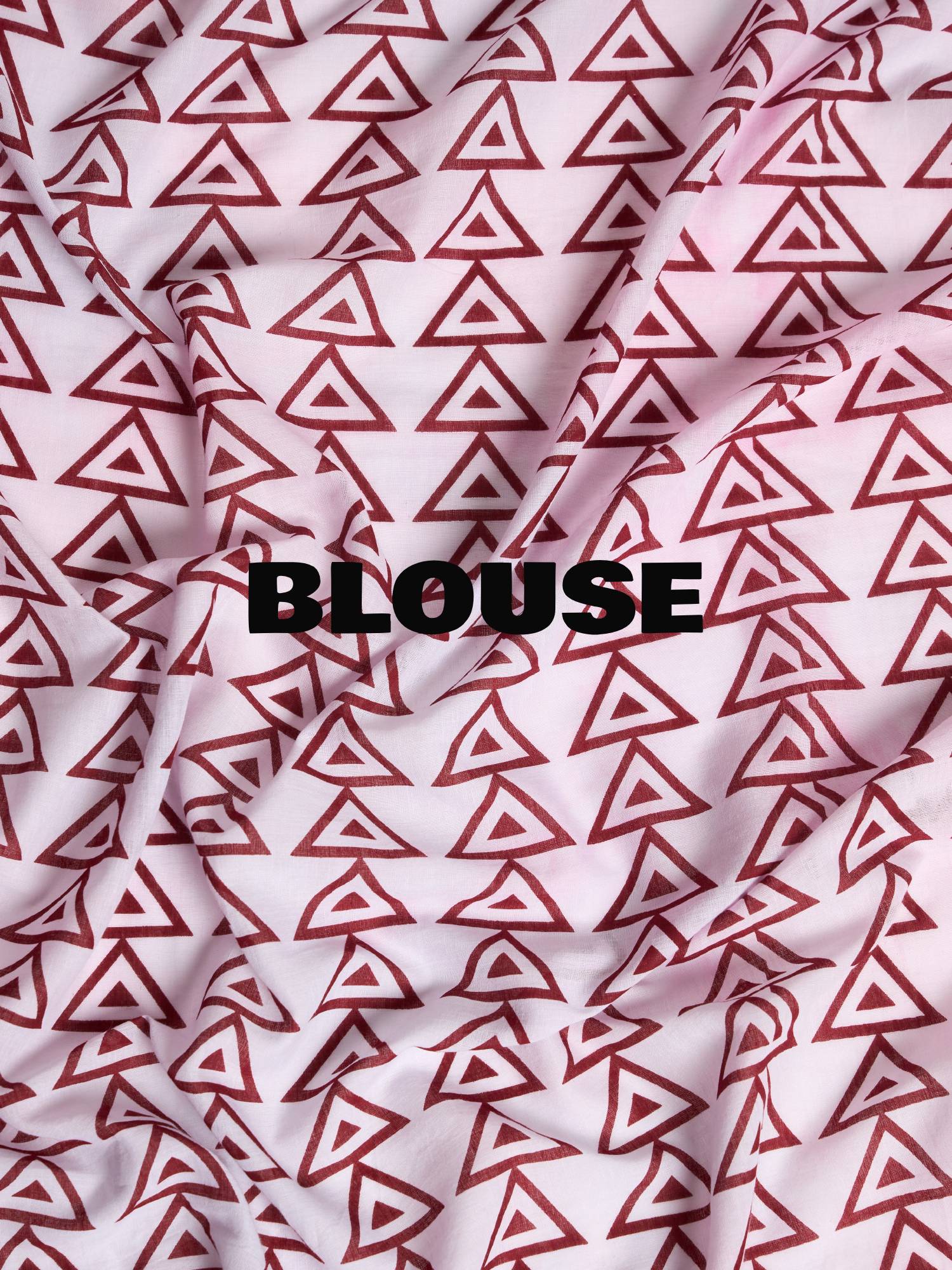 Maroon Leaf Motif Saree