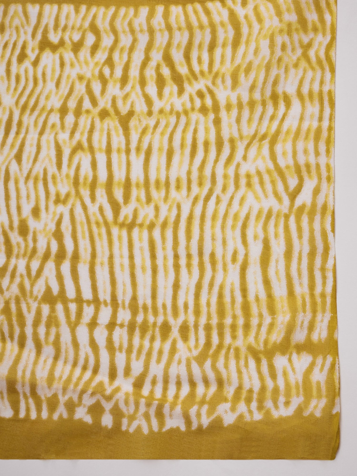 Dark Yellow Tie & Die Saree