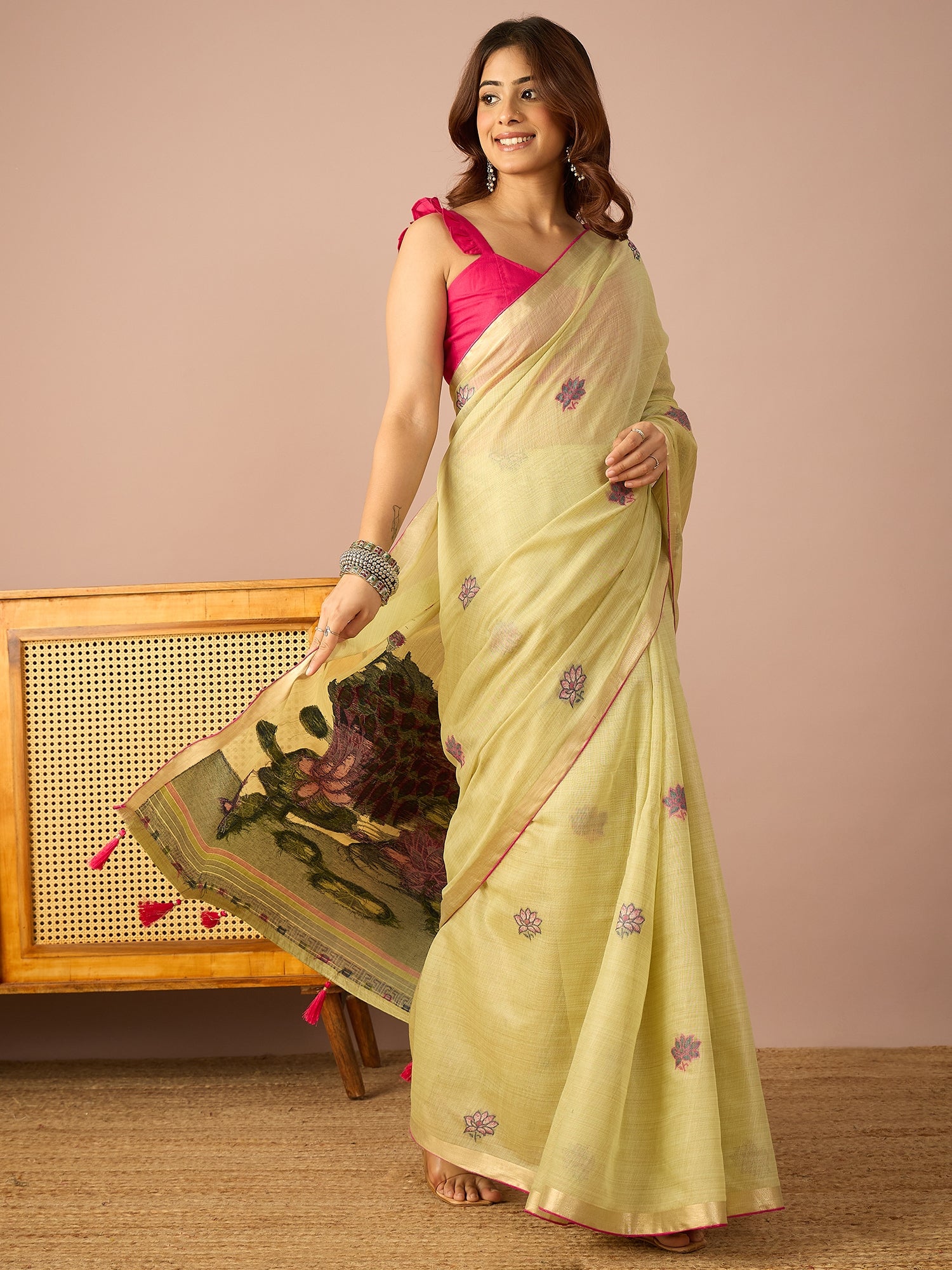 Light Green Mayuri Saree