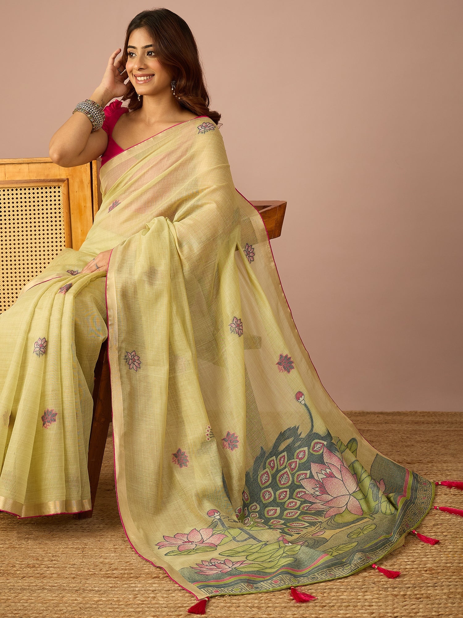 Light Green Mayuri Saree